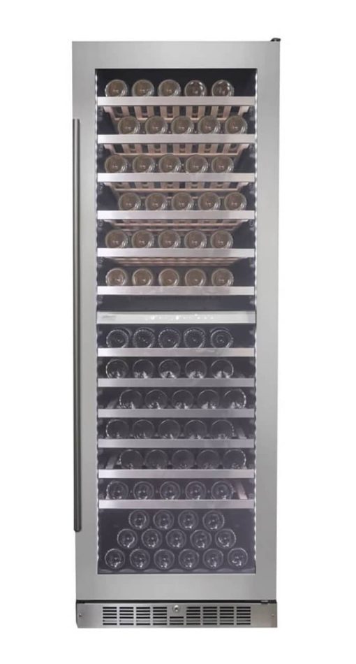 Danby Silhouette Bordeaux 24" Stainless Frame Dual-Zone Built-In Wine Cooler