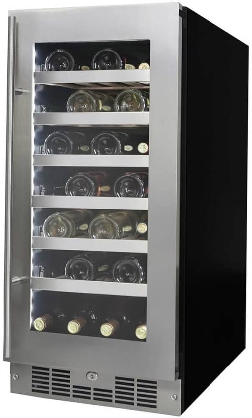 Danby Silhouette Tuscany 15" Stainless Frame Right-Hinge Wine Cooler - Image 5