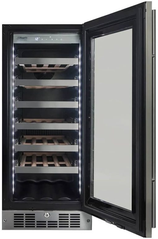 Danby Silhouette Tuscany 15" Stainless Frame Right-Hinge Wine Cooler - Image 2