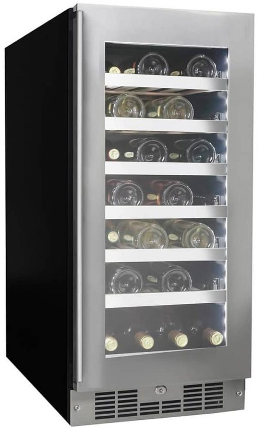 Danby Silhouette Tuscany 15" Stainless Frame Right-Hinge Wine Cooler - Image 4