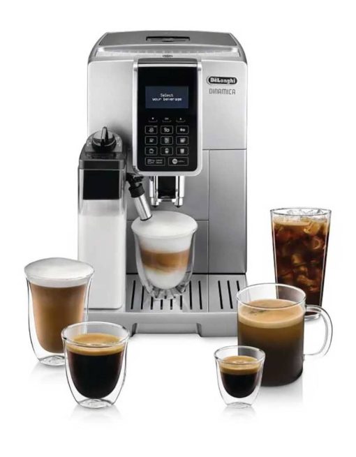 DeLonghi Dinamica w/ LatteCrema Silver Automatic Coffee & Espresso Machine