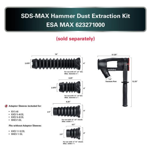 1-3/4" SDS-MAX BL Rotary Hammer - Image 5