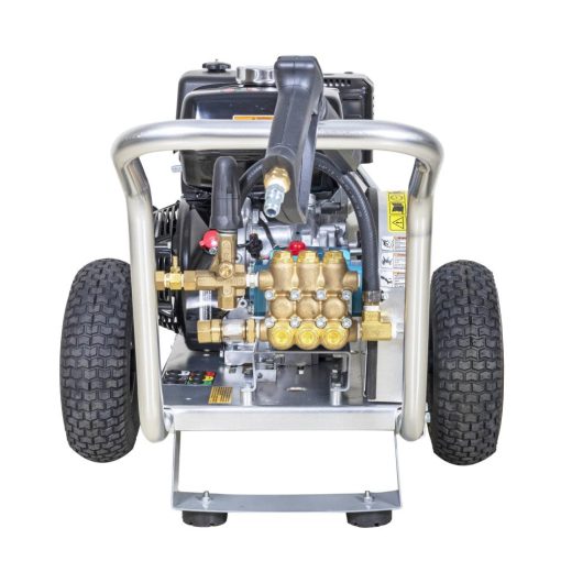 Aluminum Water Blaster 4200 PSI at 4.0 GPM HONDA GX390 with CAT Triplex Plunger Pump Cold Water Professional Belt Drive Gas Pressure Washer (49-State) - Image 5