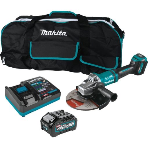 Makita XGT 40V max 7" / 9" Paddle Switch Angle Grinder Kit