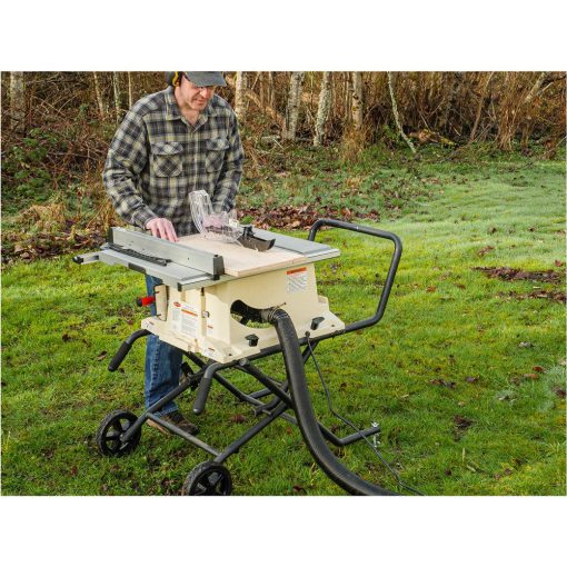Shop Fox 10" Benchtop Table Saw with Stand 120V 2HP 1 Phase - Image 2