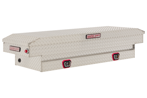 Weather Guard Saddle Truck Tool Box Aluminum Compact Clear