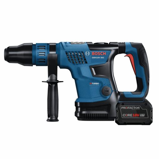 Bosch PROFACTOR 18V Hitman 1 9/16" Rotary Hammer Kit Connected Ready SDS max with 2 CORE18V 12Ah PROFACTOR Exclusive Batteries - Image 6