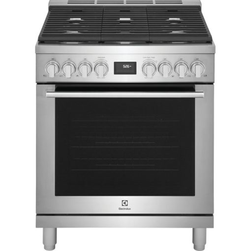 30" Dual Fuel Steam Clean Convection Range