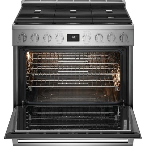 36" Dual Fuel Steam Clean Convection Range - Image 2