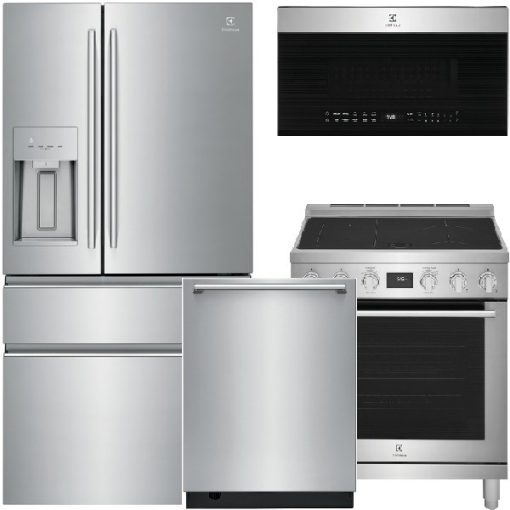 Electrolux Stainless Steel Four Piece Kitchen Suite