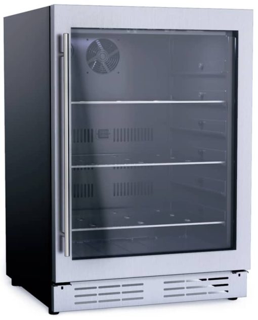 Elica 24" Stainless Frame Single Door Single Zone Beverage Center - Image 5