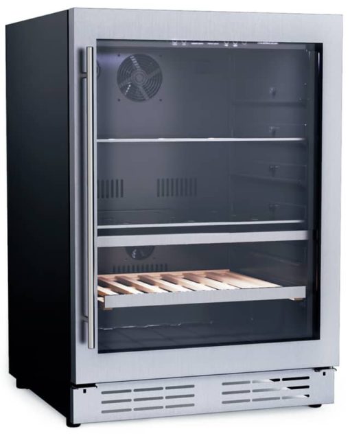 Elica 24" Stainless Frame Single Door Dual Zone Beverage & Wine Center - Image 4