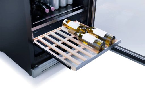Elica 24" Stainless Frame Single Door Dual Zone Beverage & Wine Center - Image 5