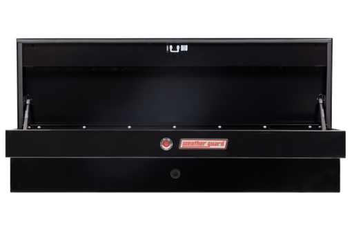 Weather Guard 56" Lo-Side Truck Tool Box Steel Gloss Black - Image 2