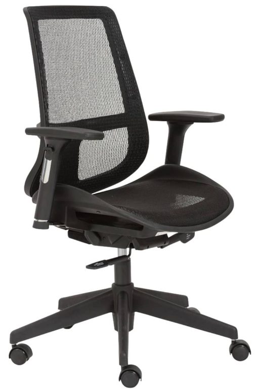Euro Style Black Vahn Office Chair