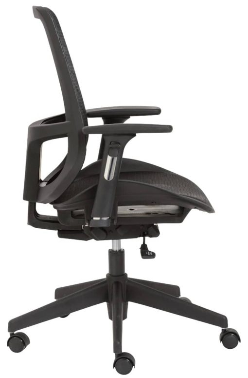 Euro Style Black Vahn Office Chair - Image 4