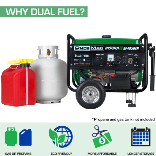 4850-Watt Gasoline/Propane Portable Generator - Image 3