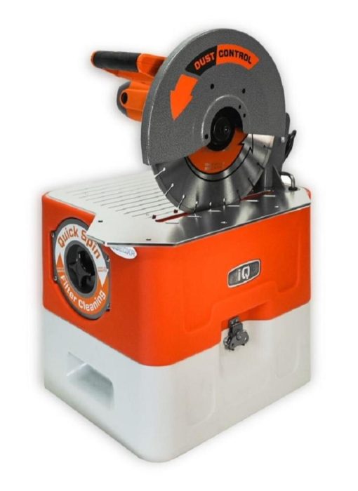 IQ 14" Masonry Saw with Built In Dust Control Vacuum System