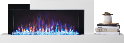 Stylus™ Wallmount Electric Fireplace with Shelf - Image 4