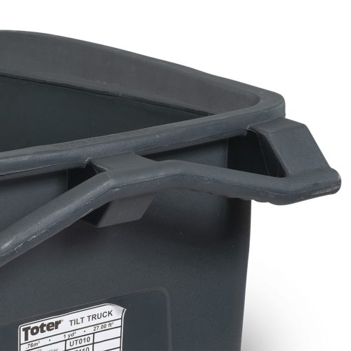 Toter 1 Cubic Yard 2000 lbs Capacity Heavy Duty Tilt Truck Gray - Image 8