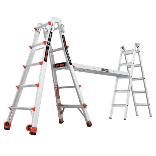 Revolution M22 Aluminum Type-1A 300lb Telescoping Multi-Position Ladder with Ratchet Leg Leveler - Image 8