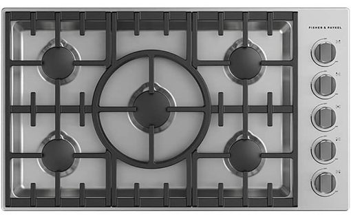 Fisher & Paykel Series 9 36" Stainless Steel Natural Gas Cooktop