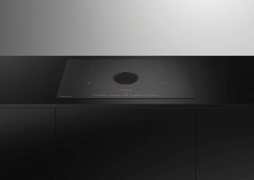 Fisher & Paykel Series 9 Minimal 36" Black Glass Induction Cooktop, 4 Cooking Zones With Integrated Ventilation - Image 5