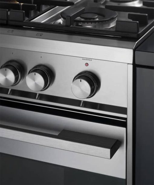 Fisher & Paykel Series 9 Contemporary 36" Stainless Steel Freestanding Dual Fuel Range, 5 Burners & Self-Cleaning - Image 10