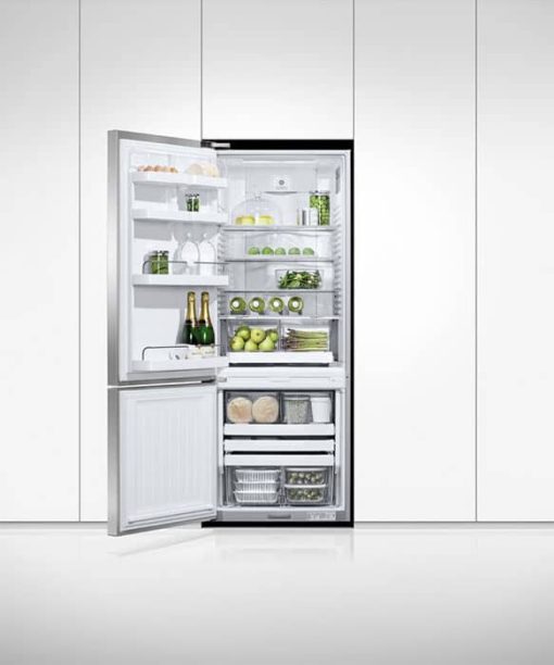 Fisher & Paykel 13.4 Cu. Ft. Stainless Steel Left-Hinge Counter-Depth Bottom Freezer Refrigerator - Image 4