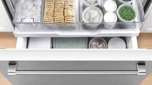 Fisher & Paykel Series 7 17.1 Cu. Ft. Stainless Steel Left-Hinge Freestanding Refrigerator Freezer, Ice - Image 5