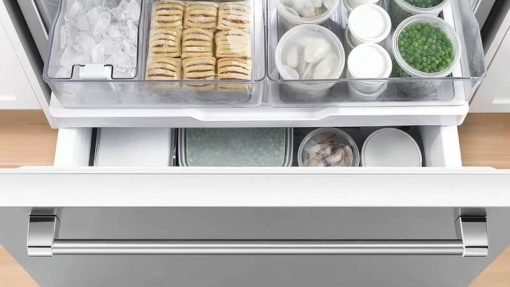 Fisher & Paykel Series 7 17.1 Cu. Ft. Stainless Steel Right-Hinge Freestanding Refrigerator Freezer, Ice & Water - Image 7