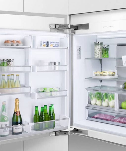 Fisher & Paykel Series 7 36" Panel Ready Left-Hinge Built-In Bottom Freezer Refrigerator, Ice - Image 8