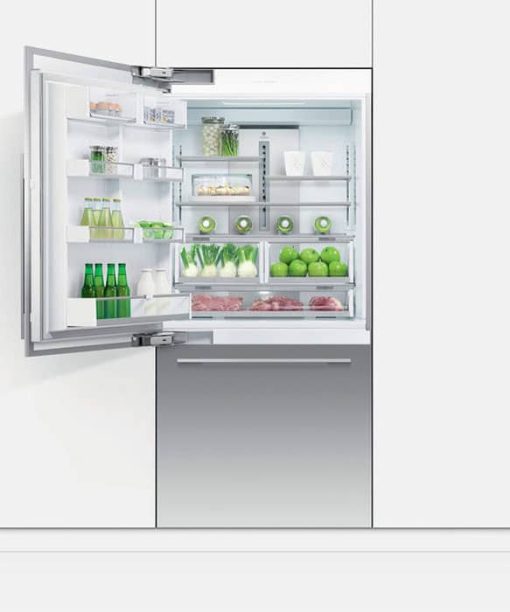 Fisher & Paykel Series 7 36" Panel Ready Left-Hinge Built-In Bottom Freezer Refrigerator, Ice - Image 7