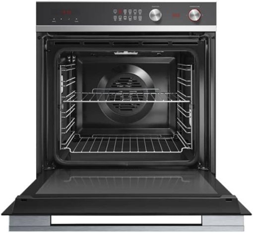Fisher & Paykel Series 7 24" Black Glass And Stainless Steel Single Wall Oven, 11 Function - Image 2