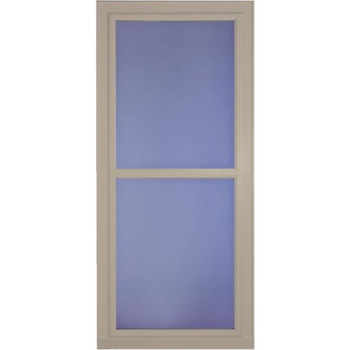 Larson Easy Vent 146 Series 36 In. W x 81 In. H x 1-7/8 In. Thick Sandstone Full View Aluminum Storm Door