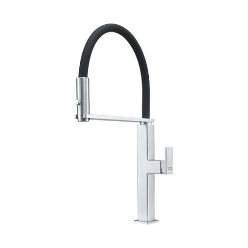 Centinox Semi-Pro Series Stainless Steel-Black Faucet
