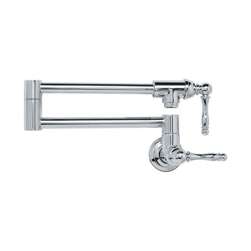Chrome Farm House Wall Mounted Pot Filler