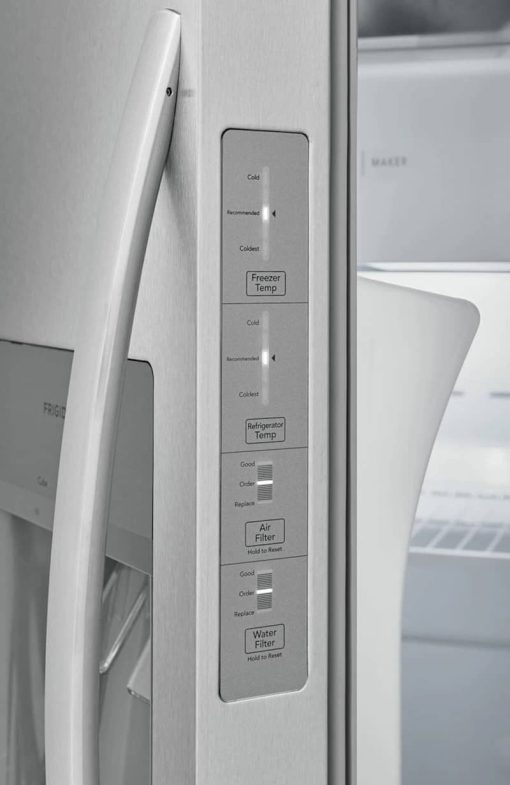 Frigidaire 22.3 Cu. Ft. Stainless Steel Side-By-Side Refrigerator - Image 7