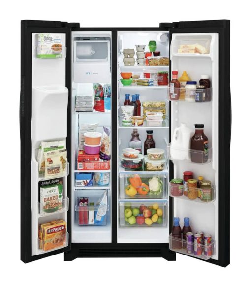 Frigidaire 22.3 Cu. Ft. Black Side-By-Side Refrigerator - Image 2