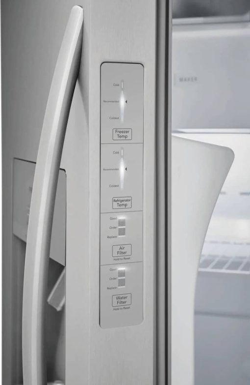 Frigidaire 25.6 Cu. Ft. Stainless Steel Side-By-Side Refrigerator - Image 6
