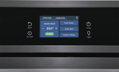 Frigidaire 30" Black Stainless Steel Double Electric Wall Oven With Fan Convection - Image 6