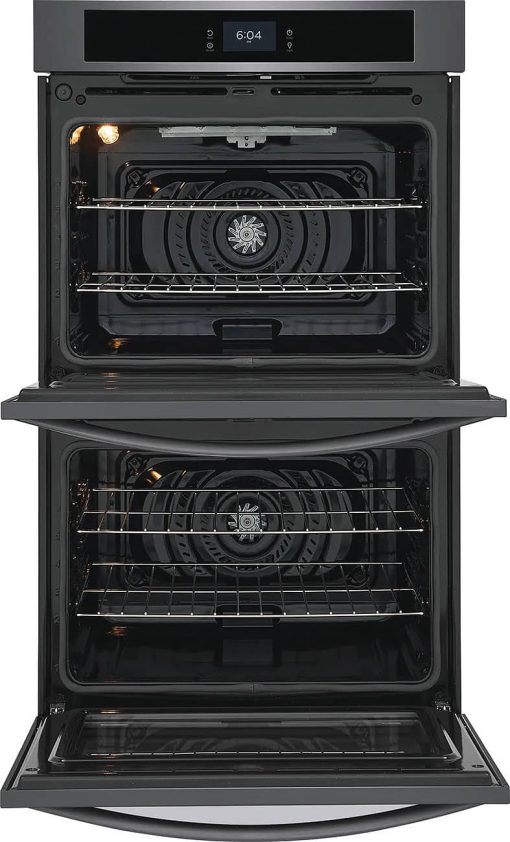 Frigidaire 30" Black Stainless Steel Double Electric Wall Oven With Fan Convection - Image 2
