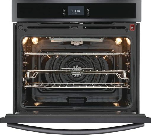 Frigidaire Gallery 30" Smudge-Proof Black Stainless Steel Single Electric Wall Oven With Total Convection - Image 2