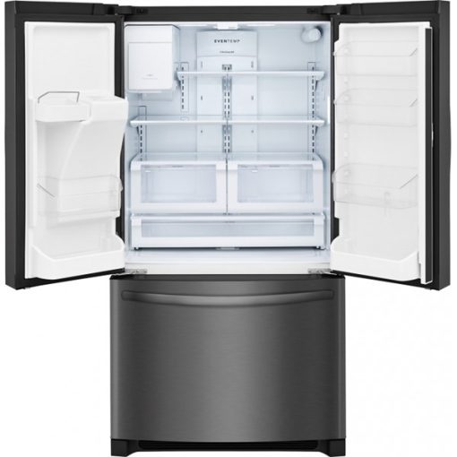 26.8 cu ft French Door Black Stainless Steel Refrigerator - Image 2