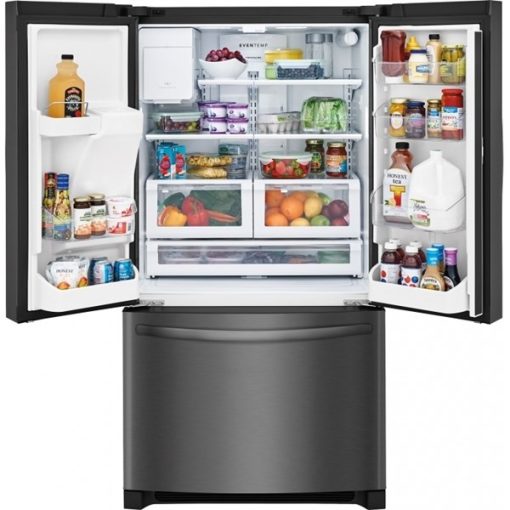 26.8 cu ft French Door Black Stainless Steel Refrigerator - Image 3