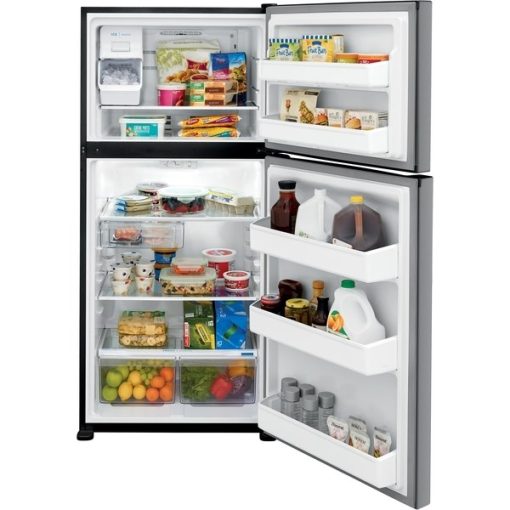 18.3 cu ft Top Freezer Stainless Refrigerator - Image 3