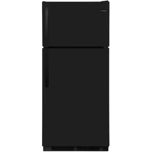 16.3 cu ft Top Freezer Black Refrigerator