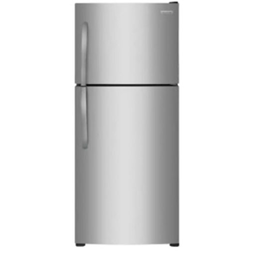 18 cu ft Top Freezer Stainless Refrigerator