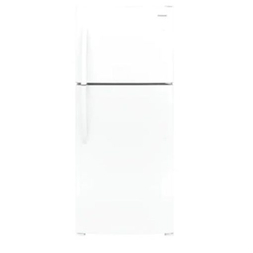 18 cu ft Top Freezer White Refrigerator