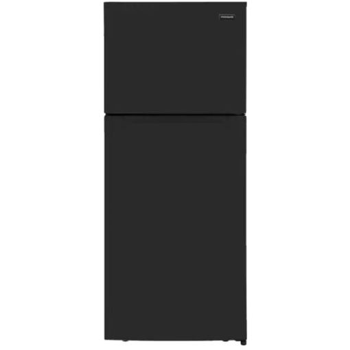 17.6 cu ft Top Freezer Black Refrigerator